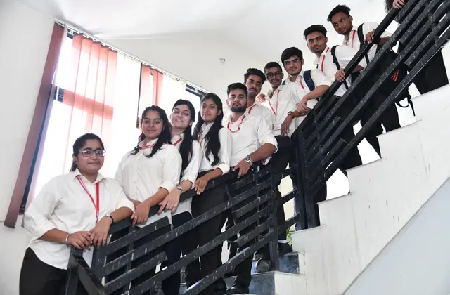 Students at S. S. Jain Subodh Management Institute, Jaipur